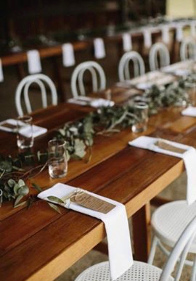 Wooden Trestle Table