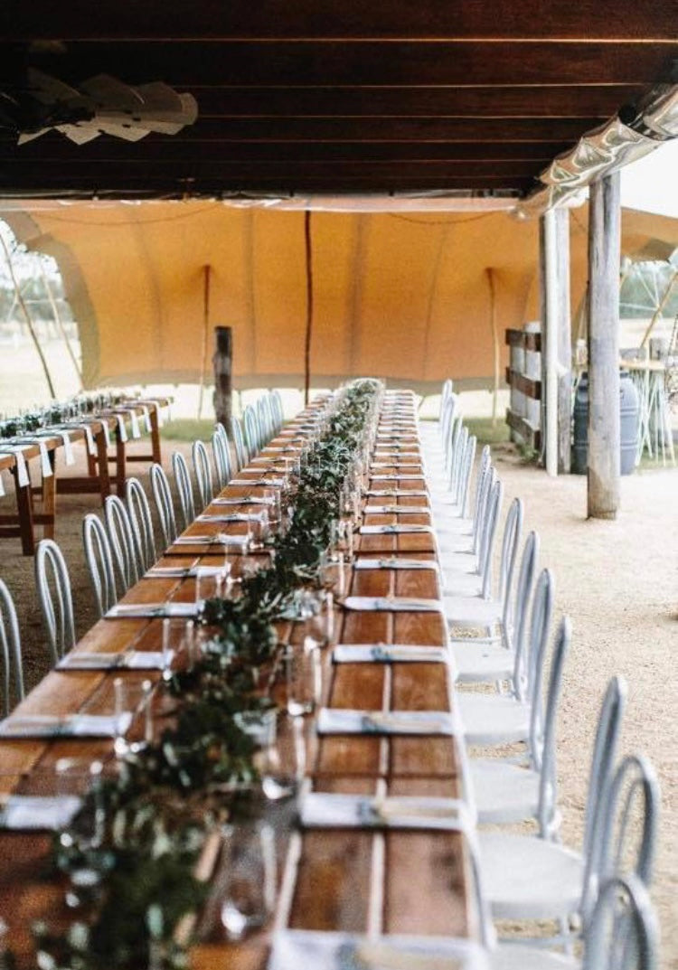 Wooden Trestle Table