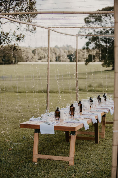 Wooden Trestle Table