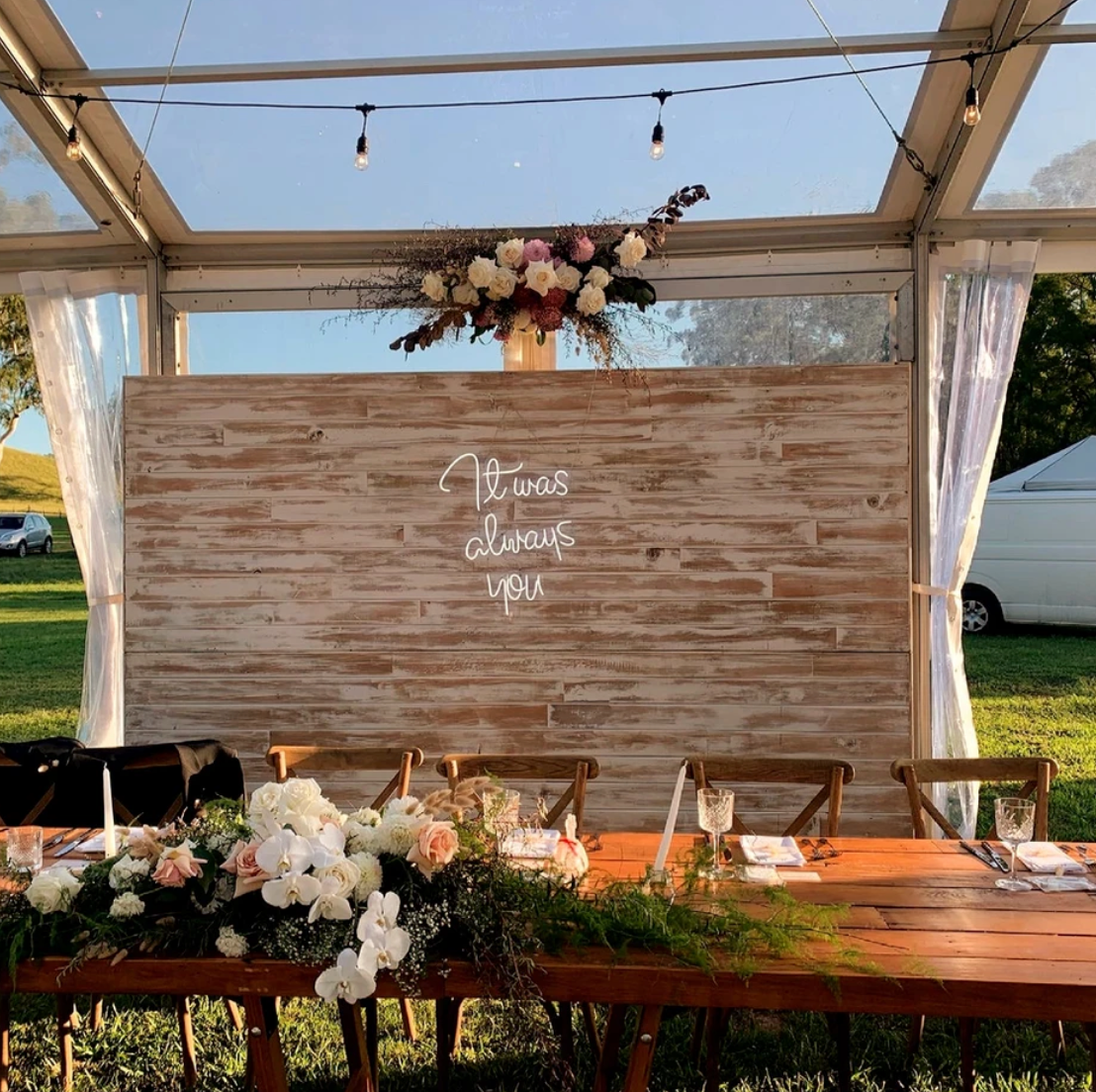 Wooden Trestle Table